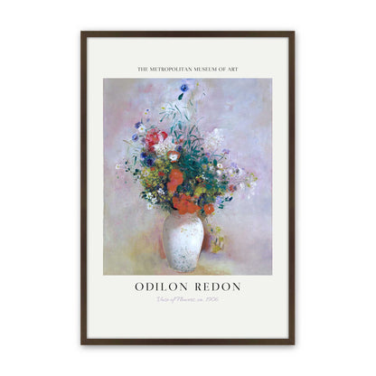 [Color:Brown], Picture of art in a Brown frame