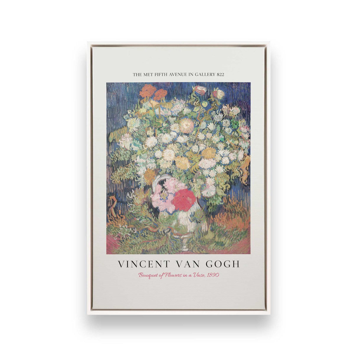 [Color:Opaque White], Picture of art in a White frame
