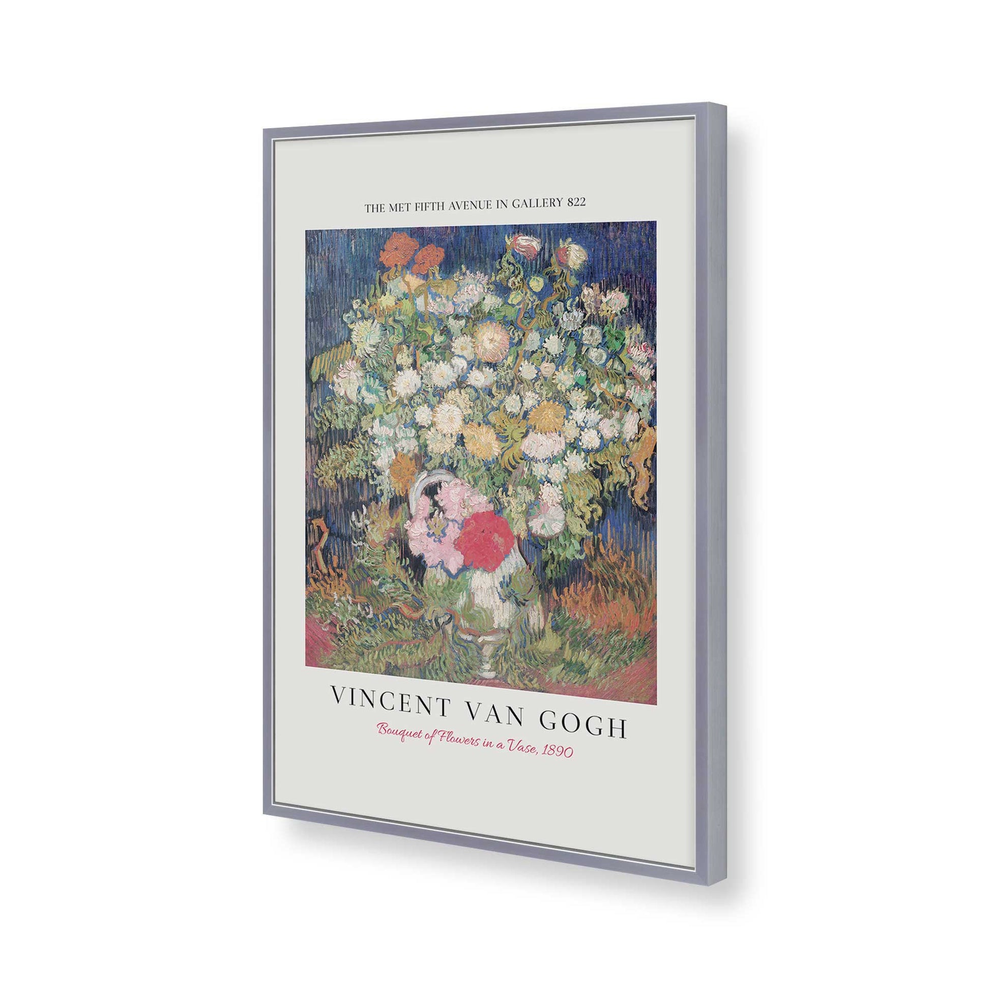 [Color:Polished Chrome], Picture of art in a Polished Chrome frame of the corner