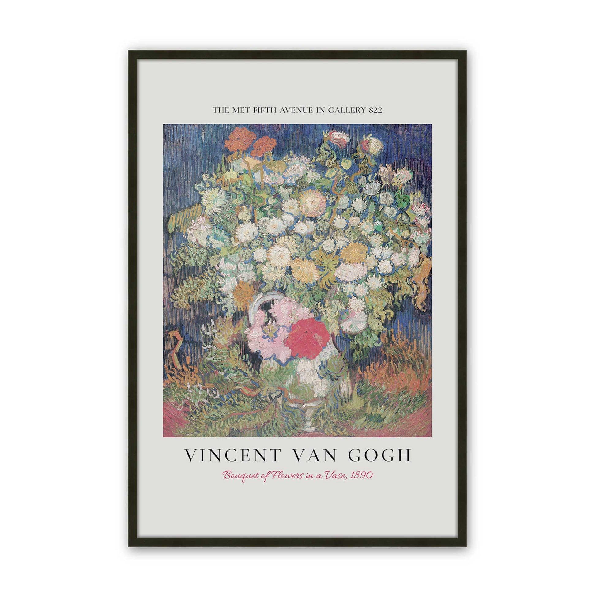 [Color:Satin Black], Picture of art in a Satin Black frame