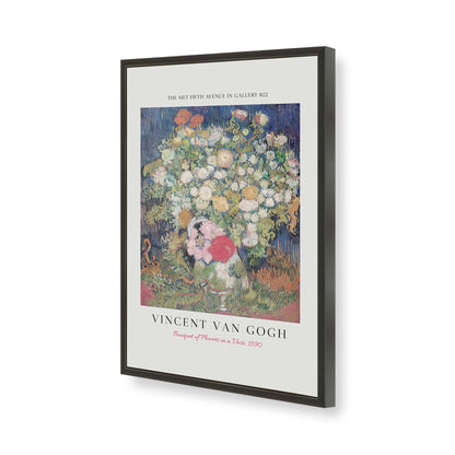 [Color:Satin Black], Picture of art in a Satin Black frame of the corner