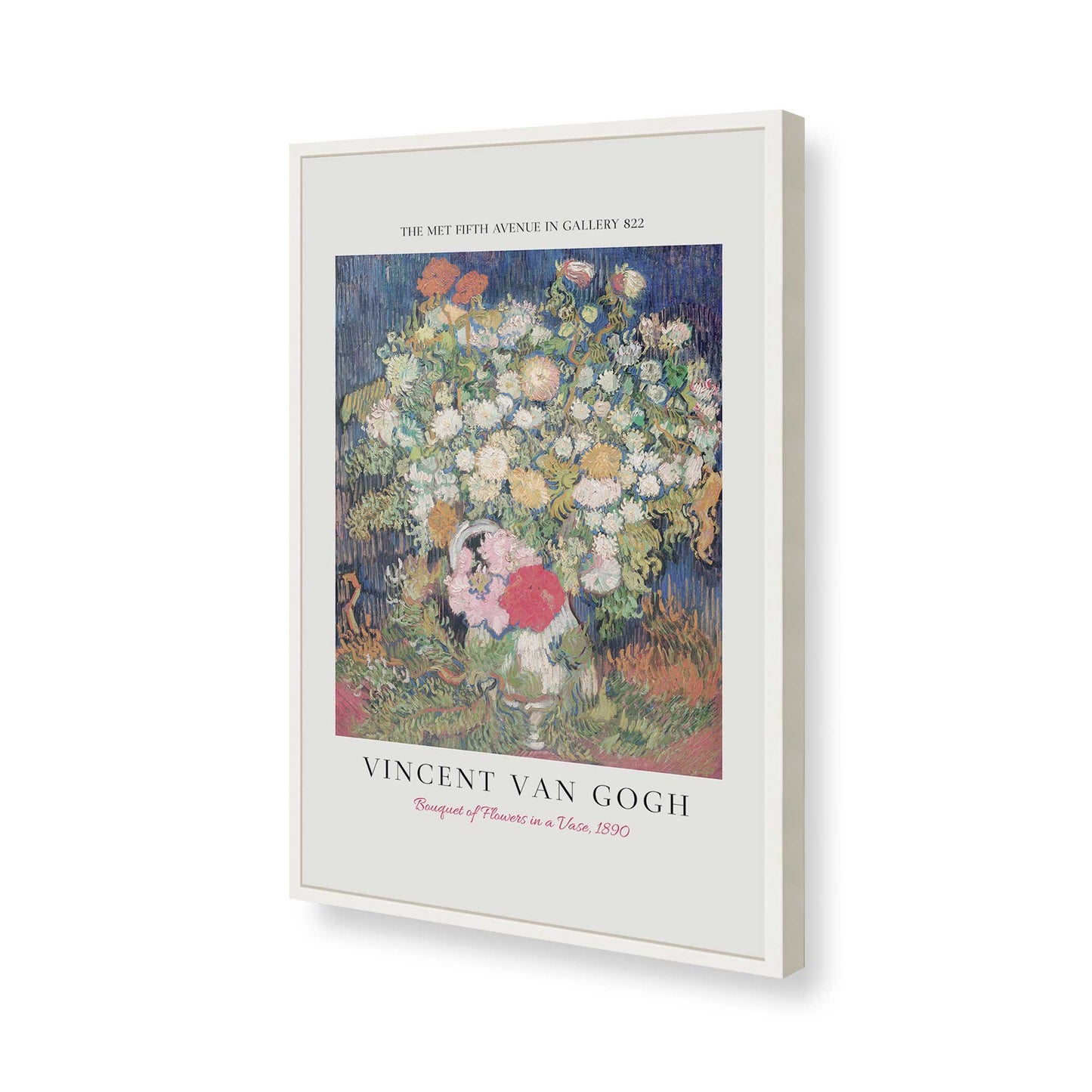 [Color:Opaque White], Picture of art in a Opaque White frame of the corner