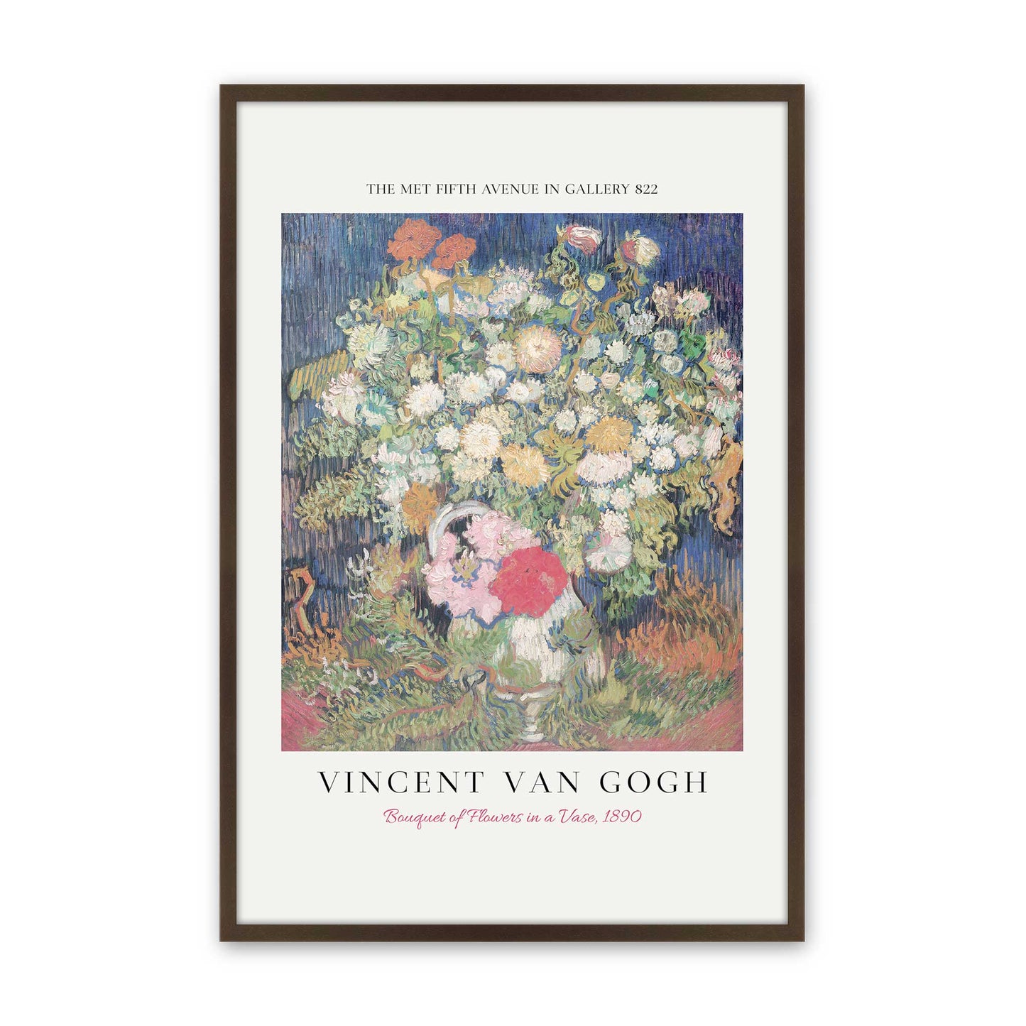[Color:Brown], Picture of art in a Brown frame