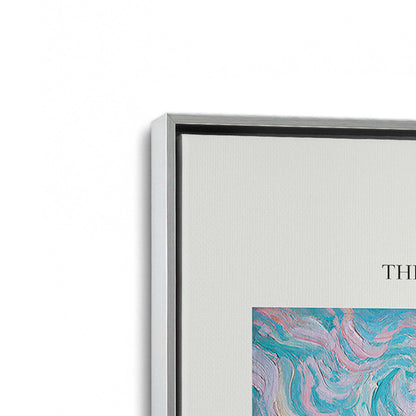 [Color:Polished Chrome], Picture of art in a Polished Chrome frame at an angle