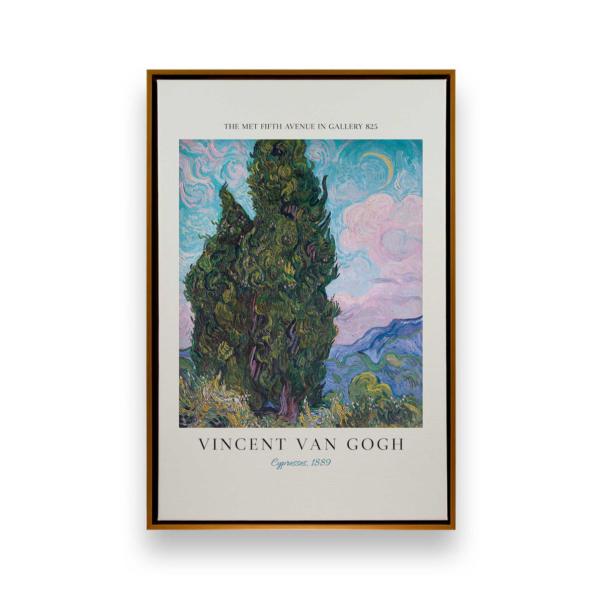 [Color:Polished Gold], Picture of art in a Polished Gold frame