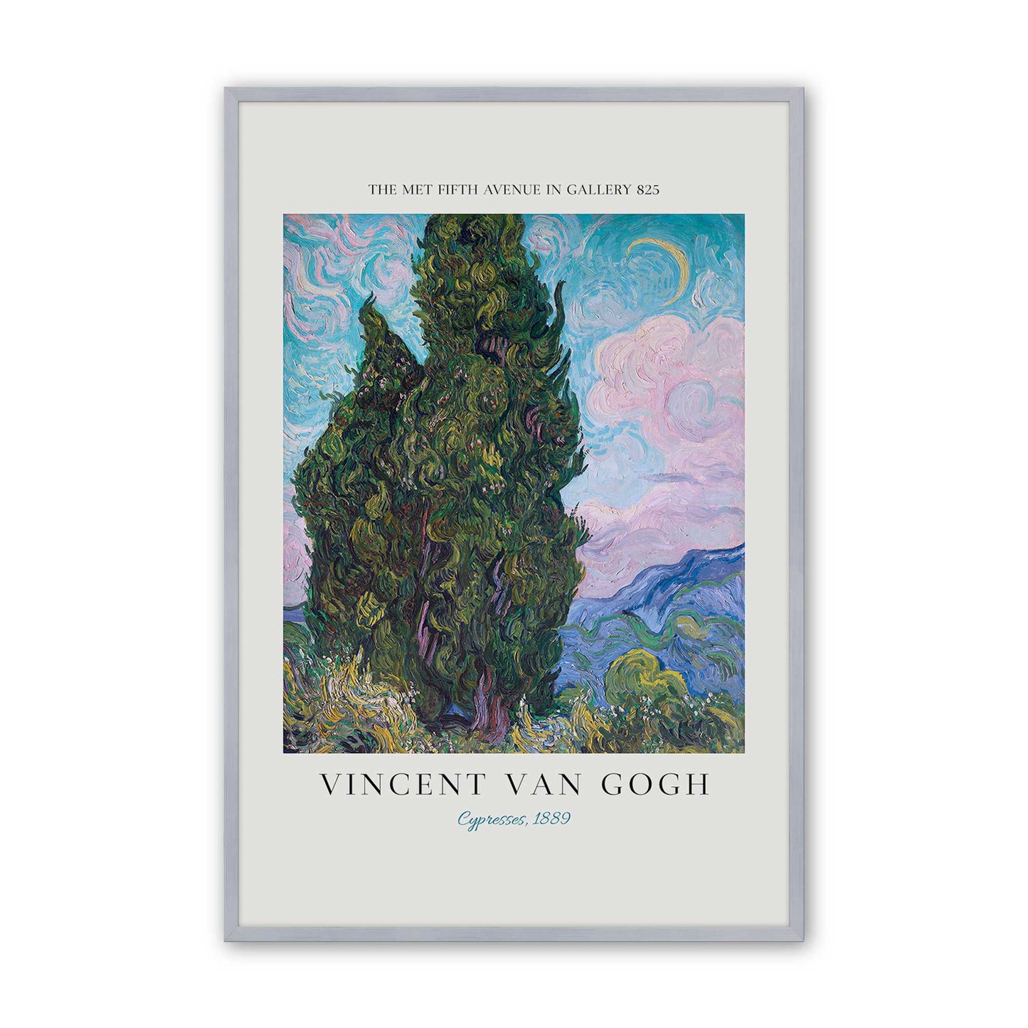 [Color:Polished Chrome], Picture of art in a Polished Chrome frame