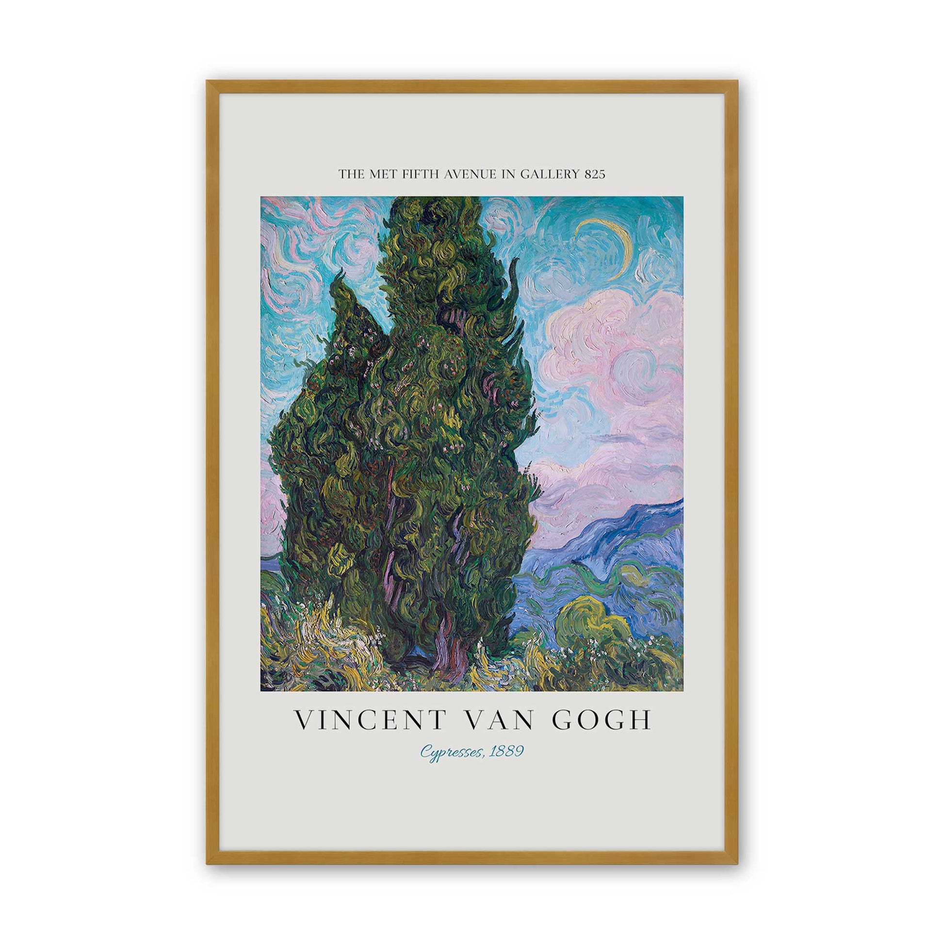 [Color:Polished Gold], Picture of art in a Polished Gold frame