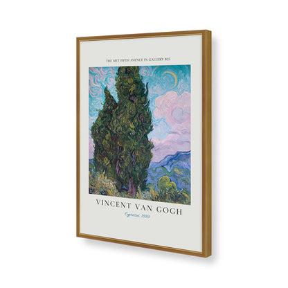 [Color:Polished Gold], Picture of art in a Polished Gold frame of the corner