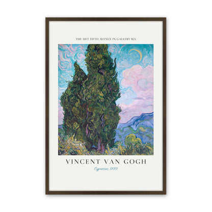 [Color:Belvinder Brown], Picture of art in a Belvinder Brown frame
