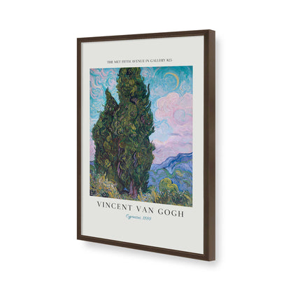 [Color:Belvinder Brown], Picture of art in a Belvinder Brown frame of the corner