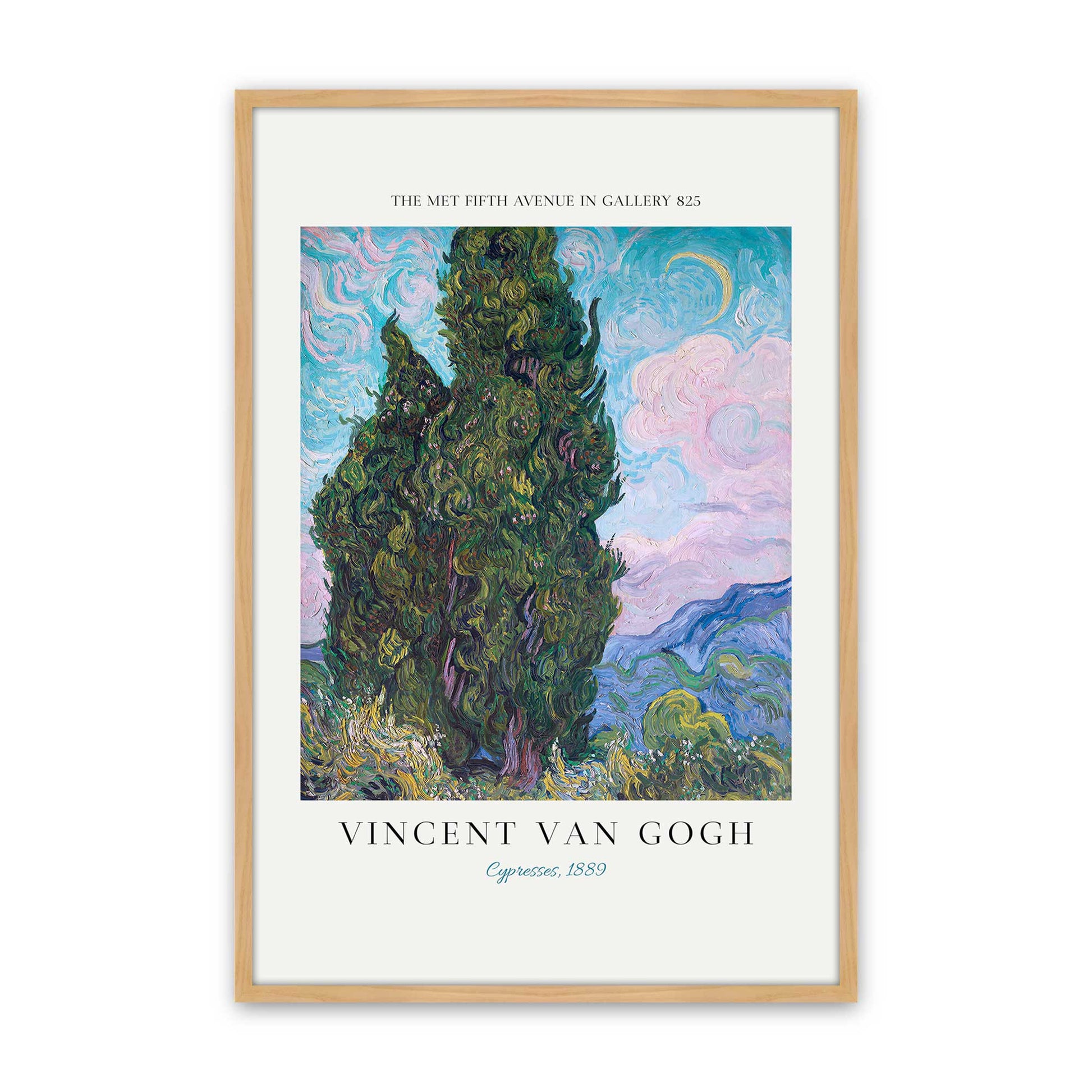 [Color:American Maple], Picture of art in a American Maple frame