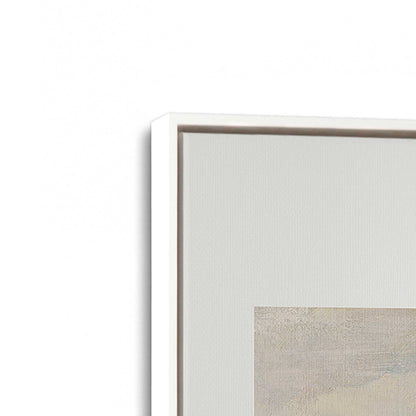 [Color:Opaque White], Picture of art in a White frame at an angle