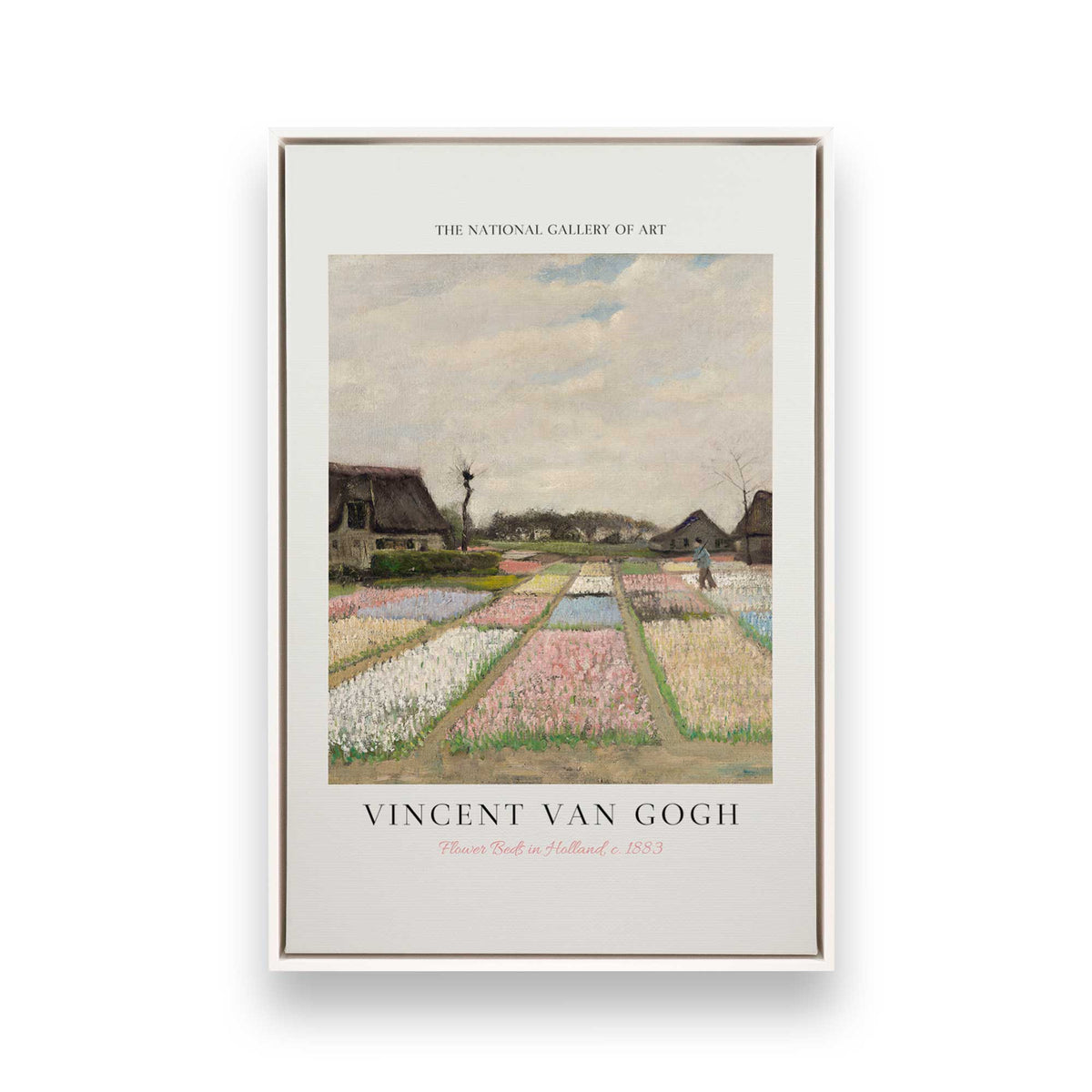 [Color:Opaque White], Picture of art in a White frame
