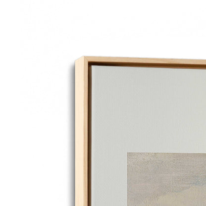 [Color:American Maple], Picture of art in a American Maple frame at an angle