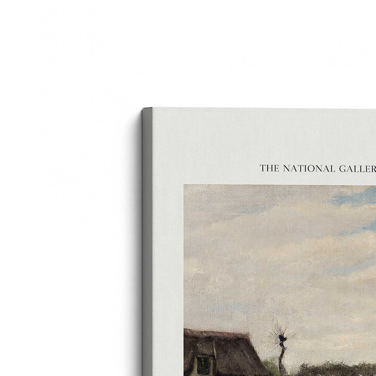 [Color:Stretched Canvas], Picture of the corner of the art