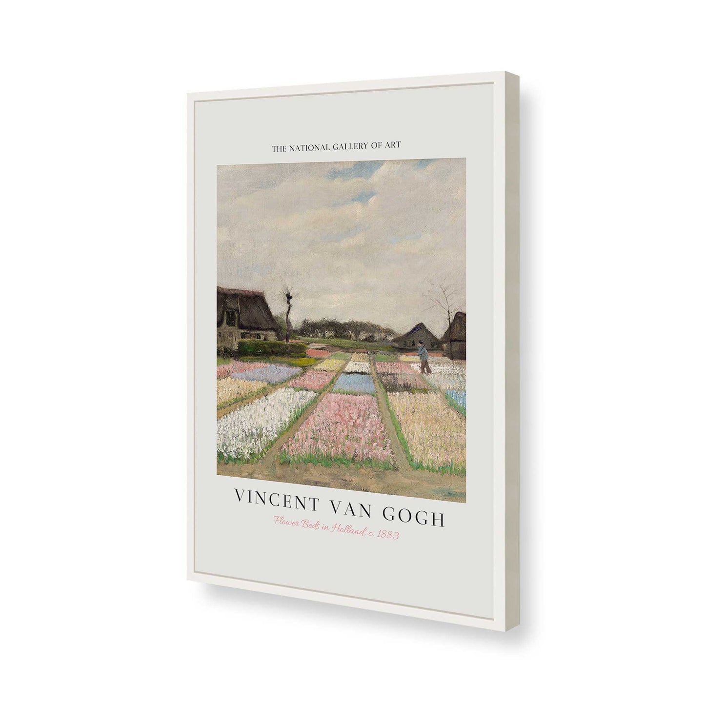 [Color:Opaque White], Picture of art in a Opaque White frame of the corner