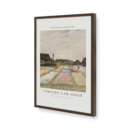 [Color:Brown], Picture of art in a Brown frame of the corner
