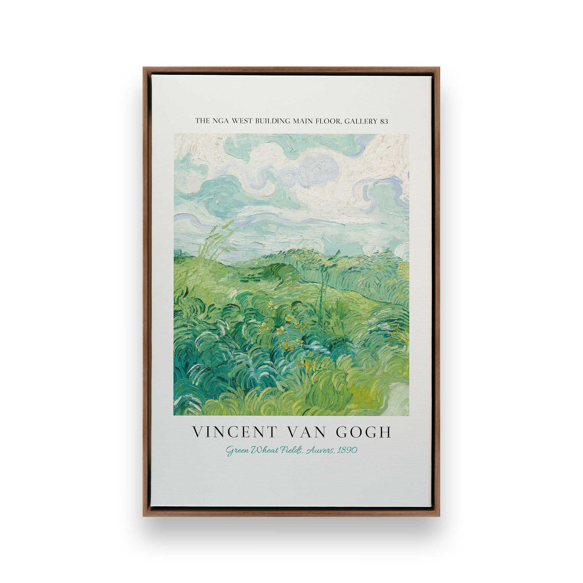 [Color:Walnut], Picture of art in a Walnut frame