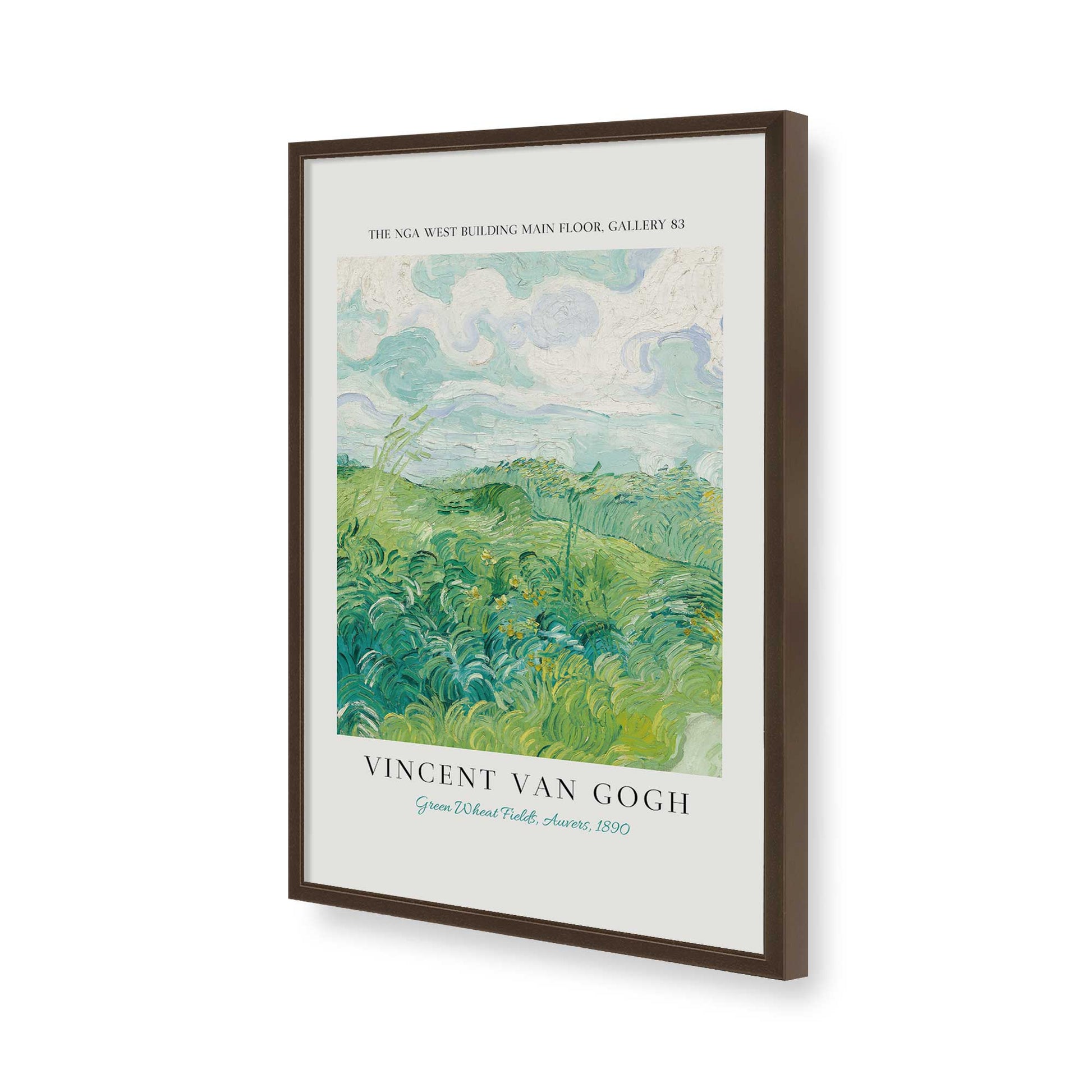 [Color:Belvinder Brown], Picture of art in a Belvinder Brown frame of the corner