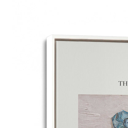 [Color:Opaque White], Picture of art in a White frame at an angle