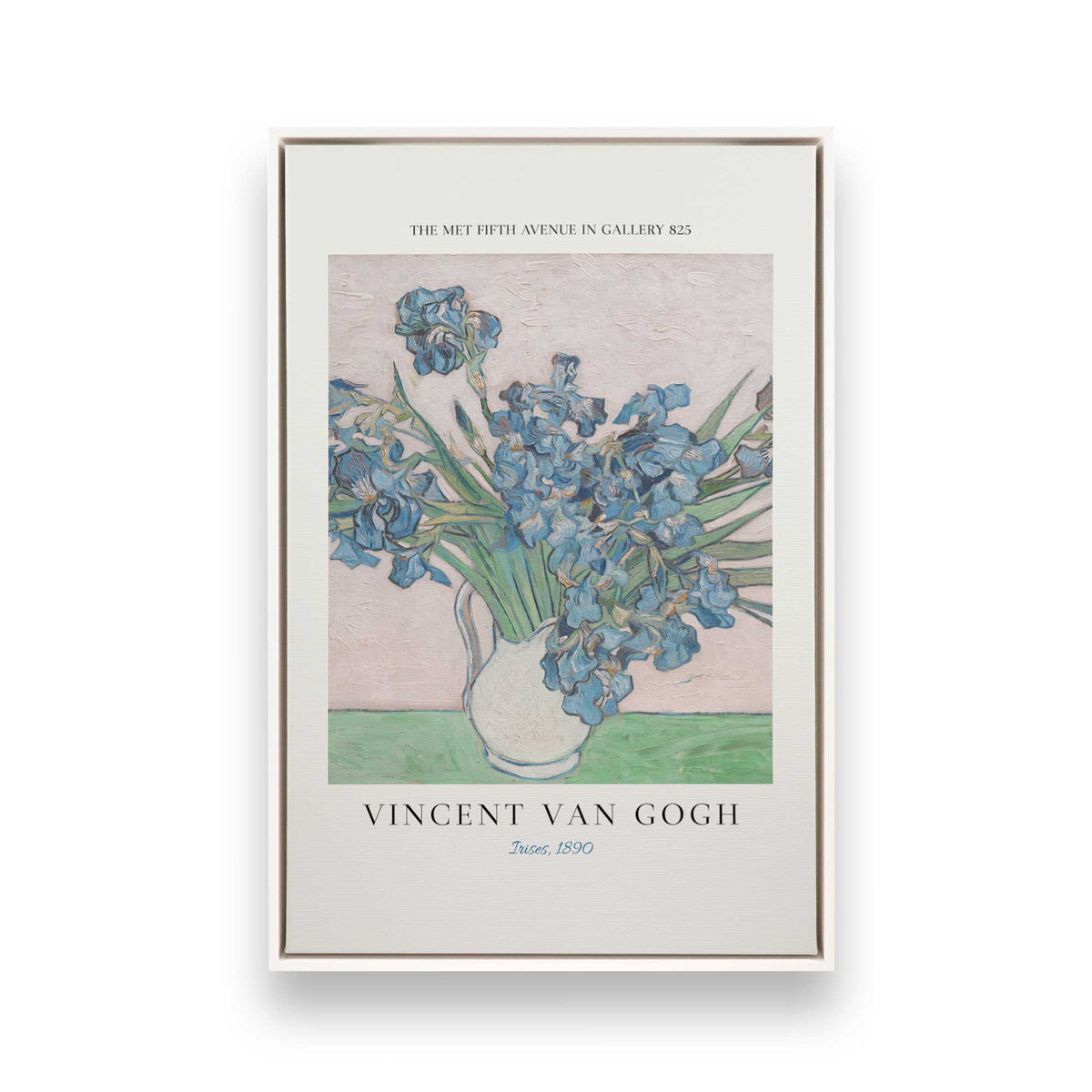 [Color:Opaque White], Picture of art in a White frame