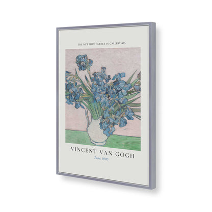 [Color:Polished Chrome], Picture of art in a Polished Chrome frame of the corner