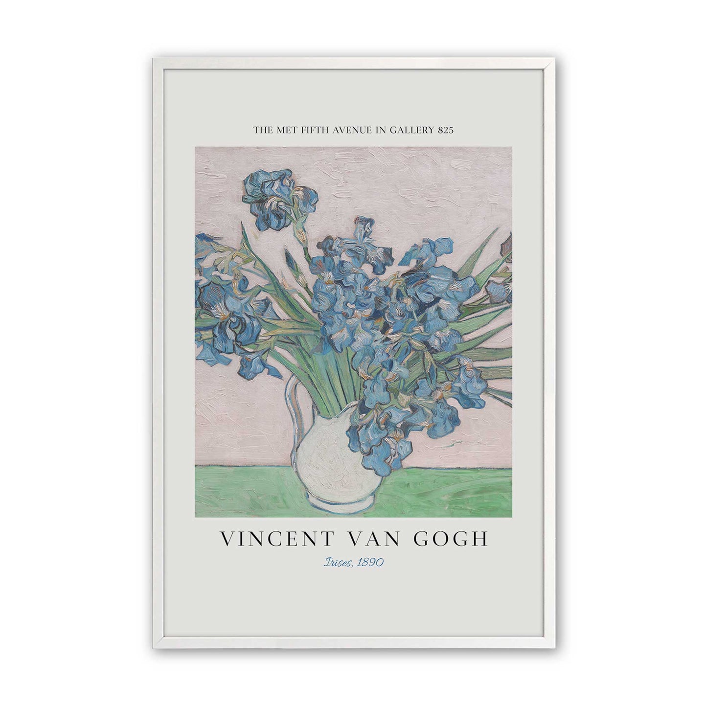 [Color:Opaque White], Picture of art in a Opaque White frame