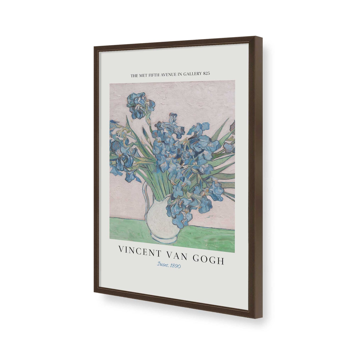 [Color:Belvinder Brown], Picture of art in a Belvinder Brown frame of the corner