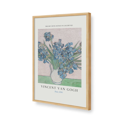 [Color:American Maple], Picture of art in a American Maple frame of the corner