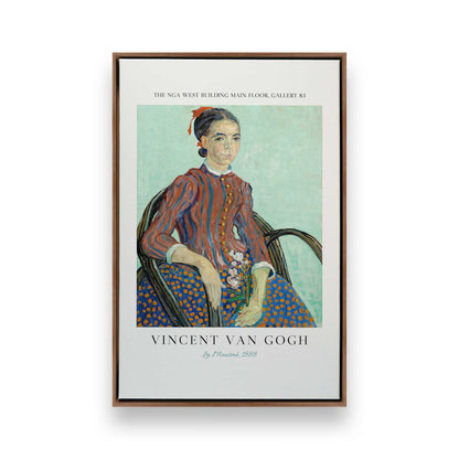 [Color:Walnut], Picture of art in a Walnut frame