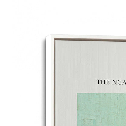 [Color:Opaque White], Picture of art in a White frame at an angle