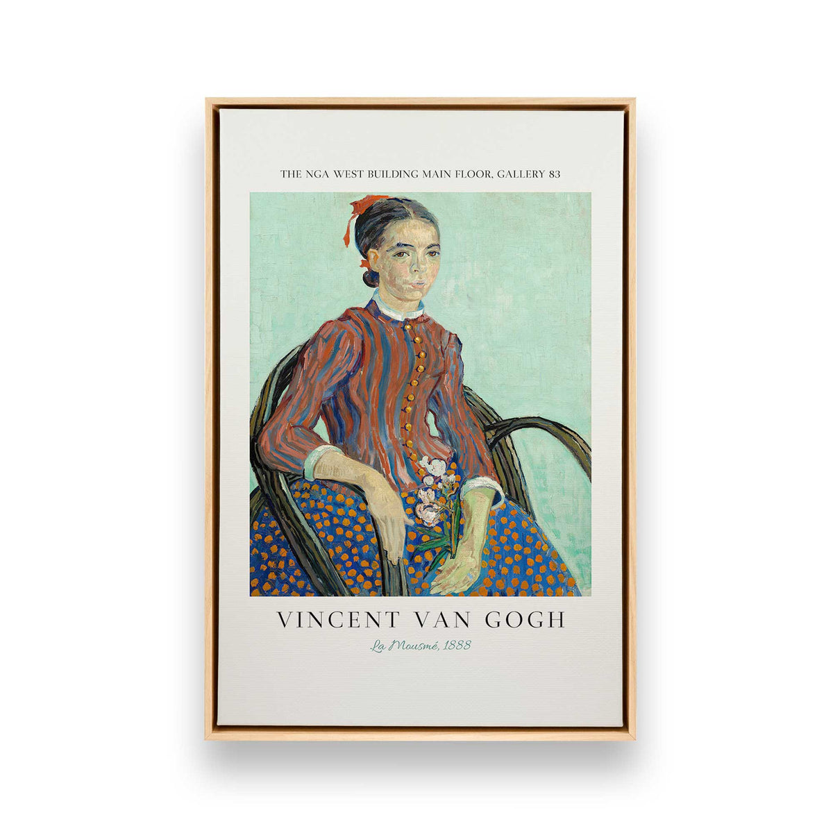 [Color:American Maple], Picture of art in a American Maple frame