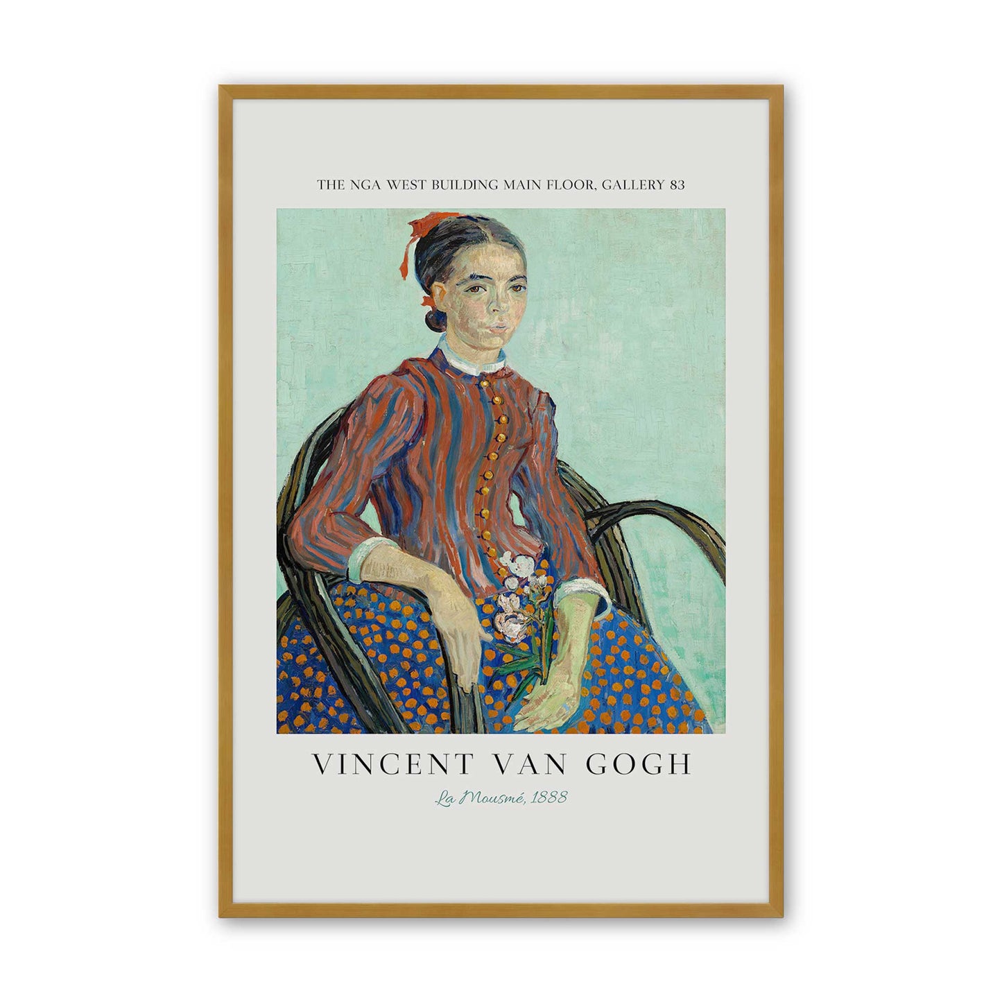 [Color:Polished Gold], Picture of art in a Polished Gold frame
