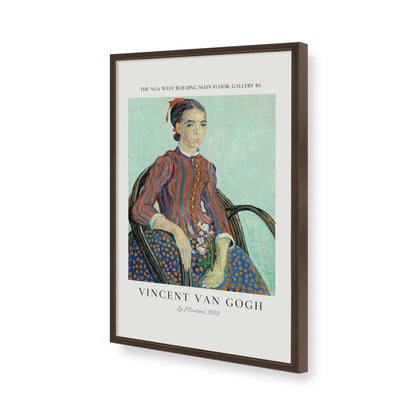 [Color:Belvinder Brown], Picture of art in a Belvinder Brown frame of the corner
