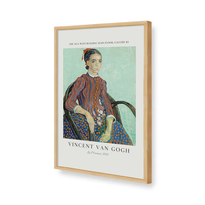 [Color:American Maple], Picture of art in a American Maple frame of the corner