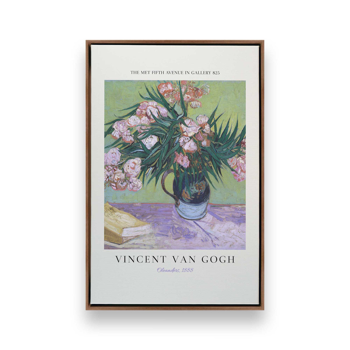 [Color:Walnut], Picture of art in a Walnut frame