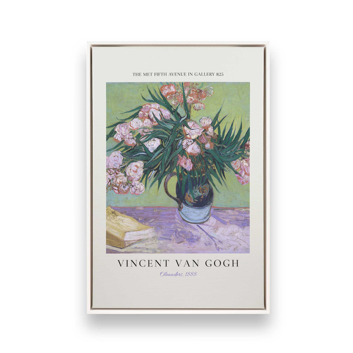 [Color:Opaque White], Picture of art in a White frame
