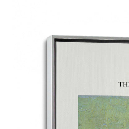 [Color:Polished Chrome], Picture of art in a Polished Chrome frame at an angle