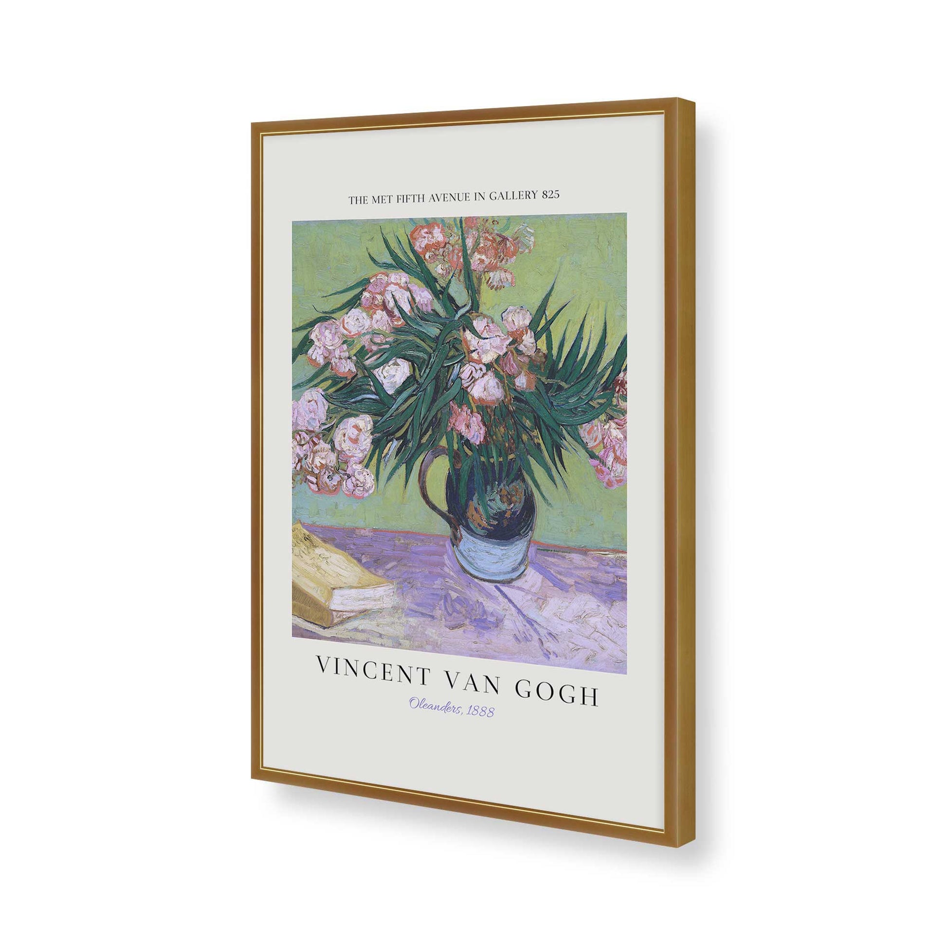 [Color:Polished Gold], Picture of art in a Polished Gold frame of the corner