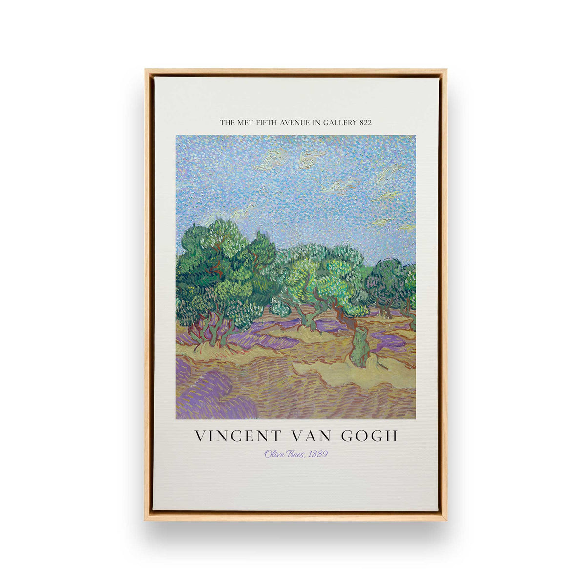 [Color:American Maple], Picture of art in a American Maple frame