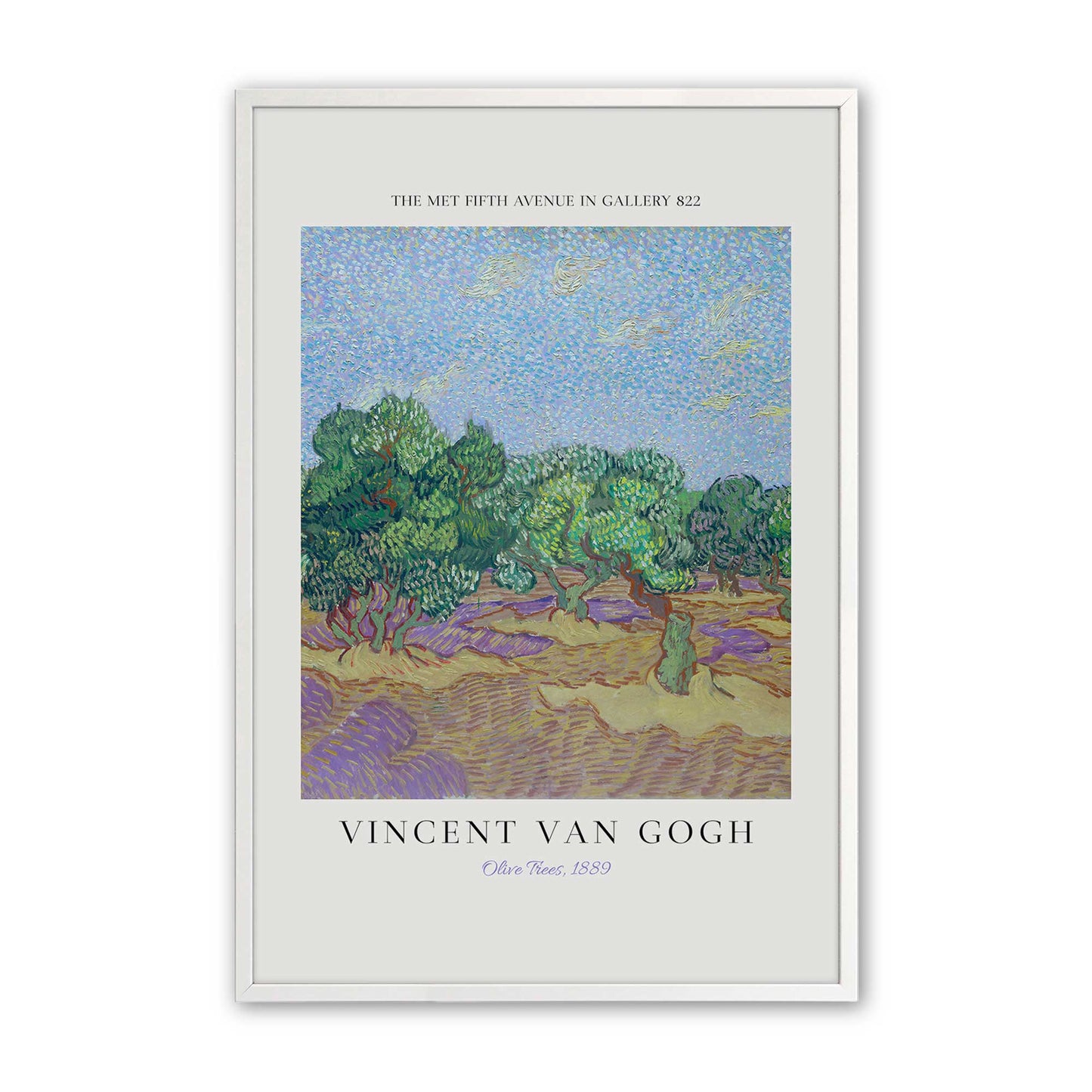 [Color:Opaque White], Picture of art in a Opaque White frame