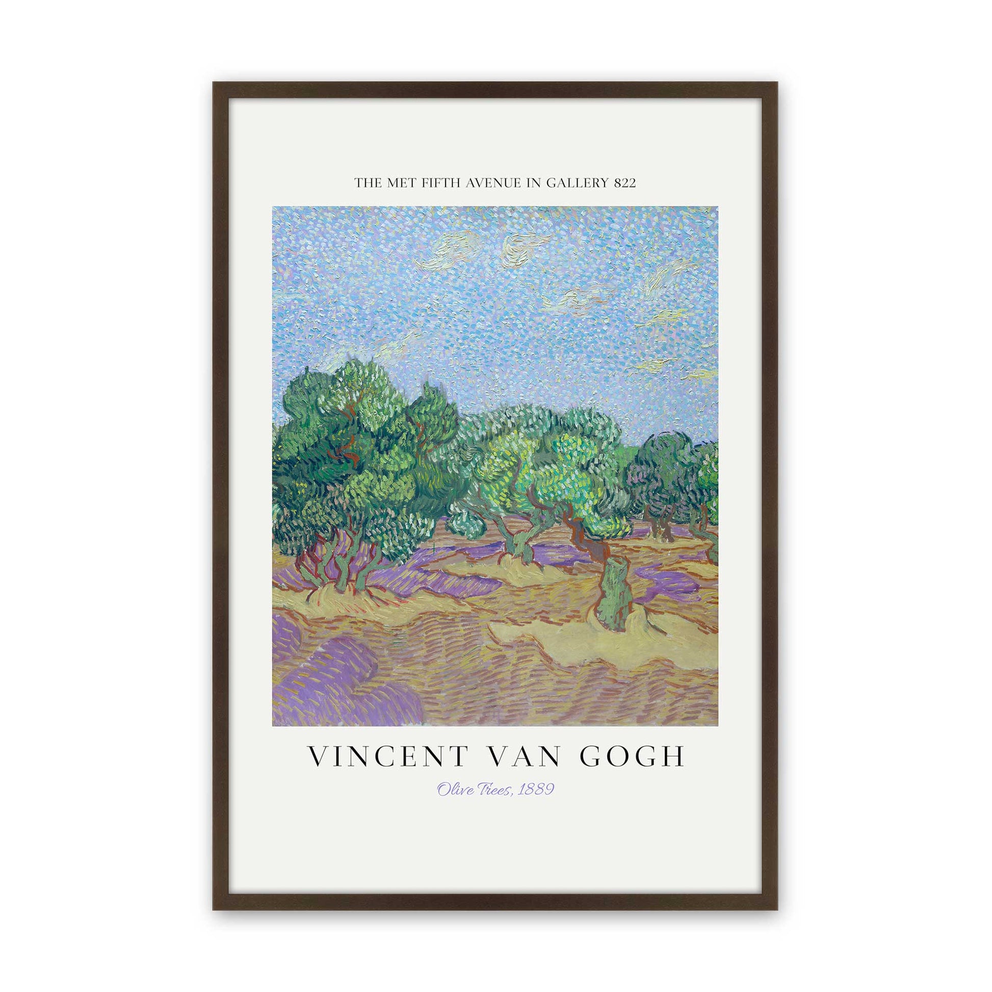 [Color:Belvinder Brown], Picture of art in a Belvinder Brown frame