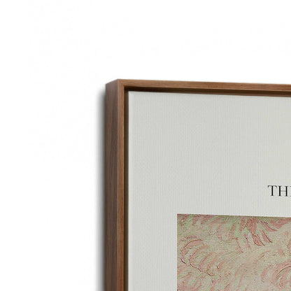 [Color:Walnut], Picture of art in a Walnut frame at an angle
