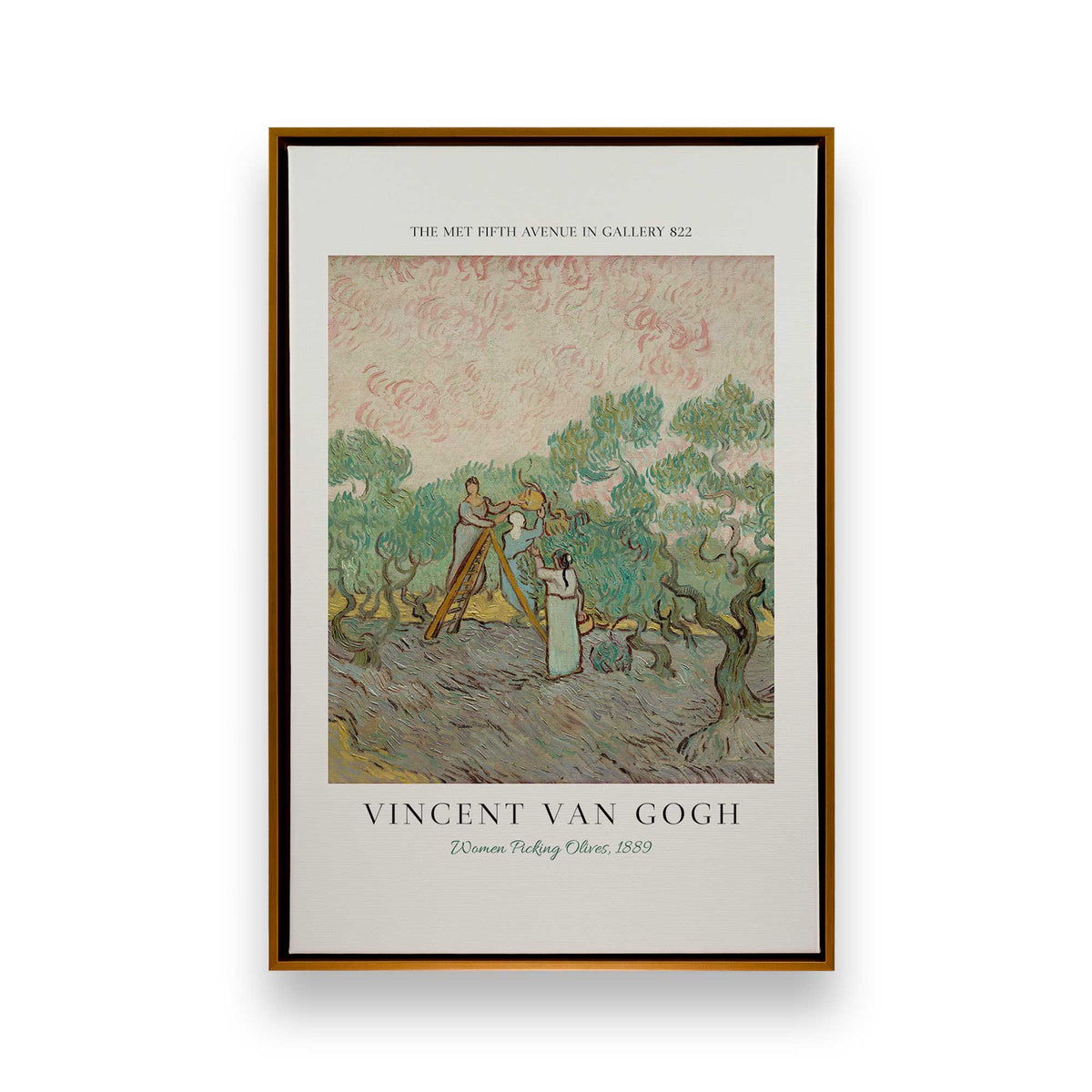 [Color:Polished Gold], Picture of art in a Polished Gold frame