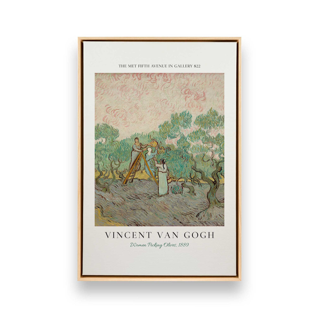 [Color:American Maple], Picture of art in a American Maple frame