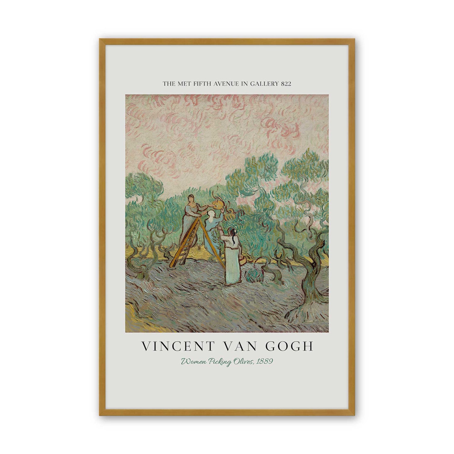 [Color:Polished Gold], Picture of art in a Polished Gold frame