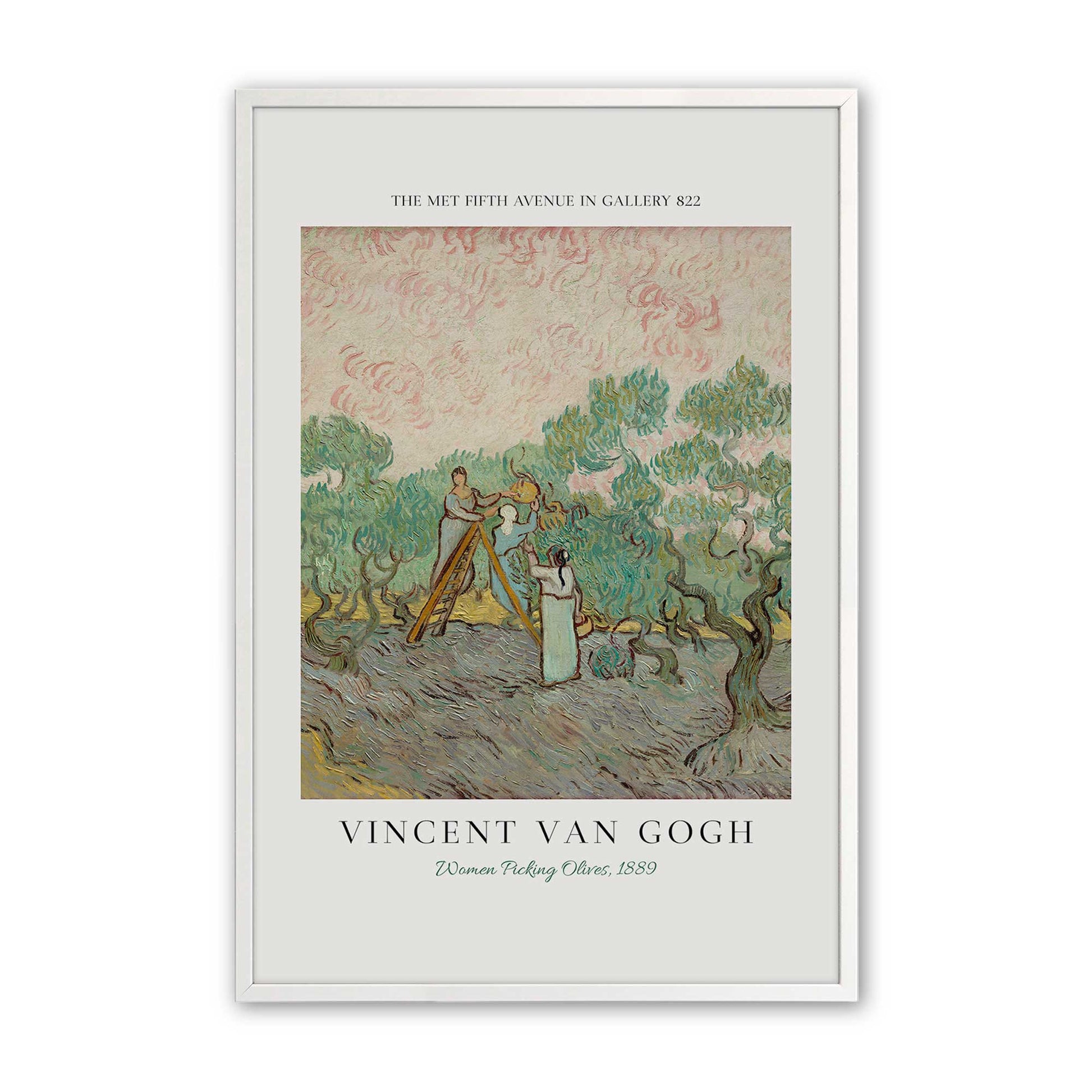 [Color:Opaque White], Picture of art in a Opaque White frame