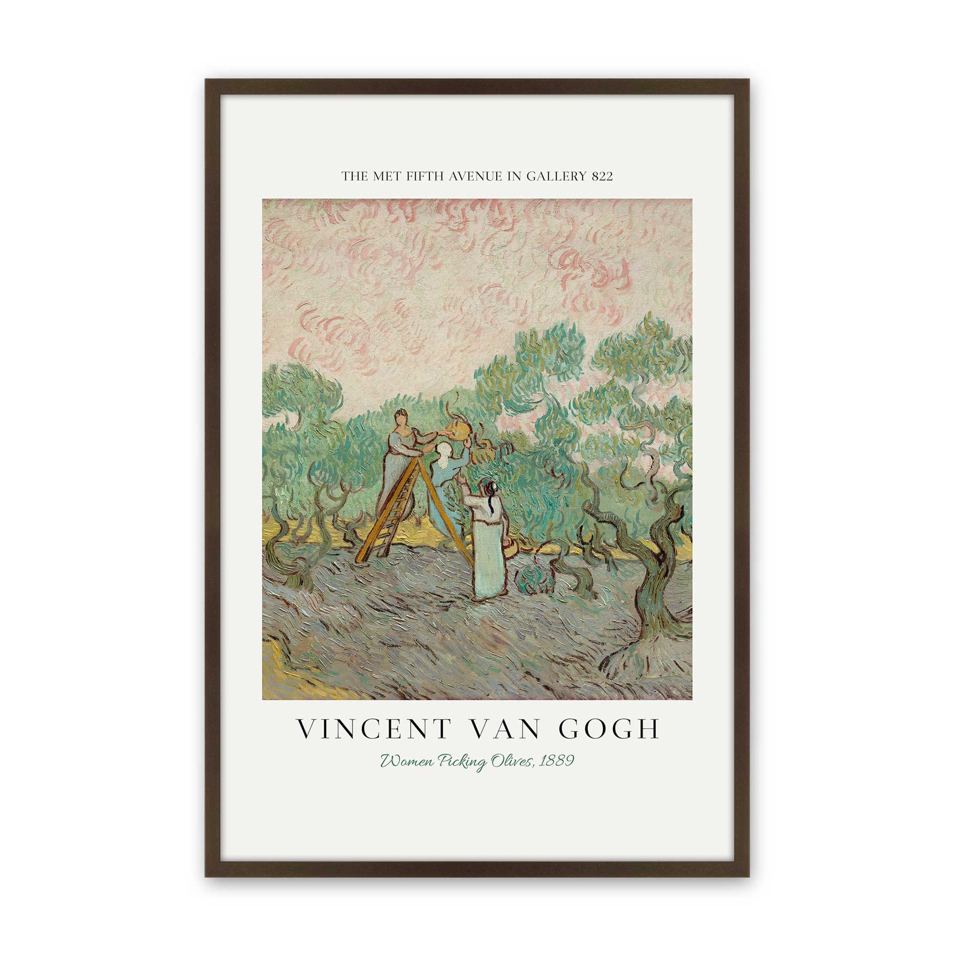 [Color:Belvinder Brown], Picture of art in a Belvinder Brown frame