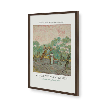 [Color:Belvinder Brown], Picture of art in a Belvinder Brown frame of the corner