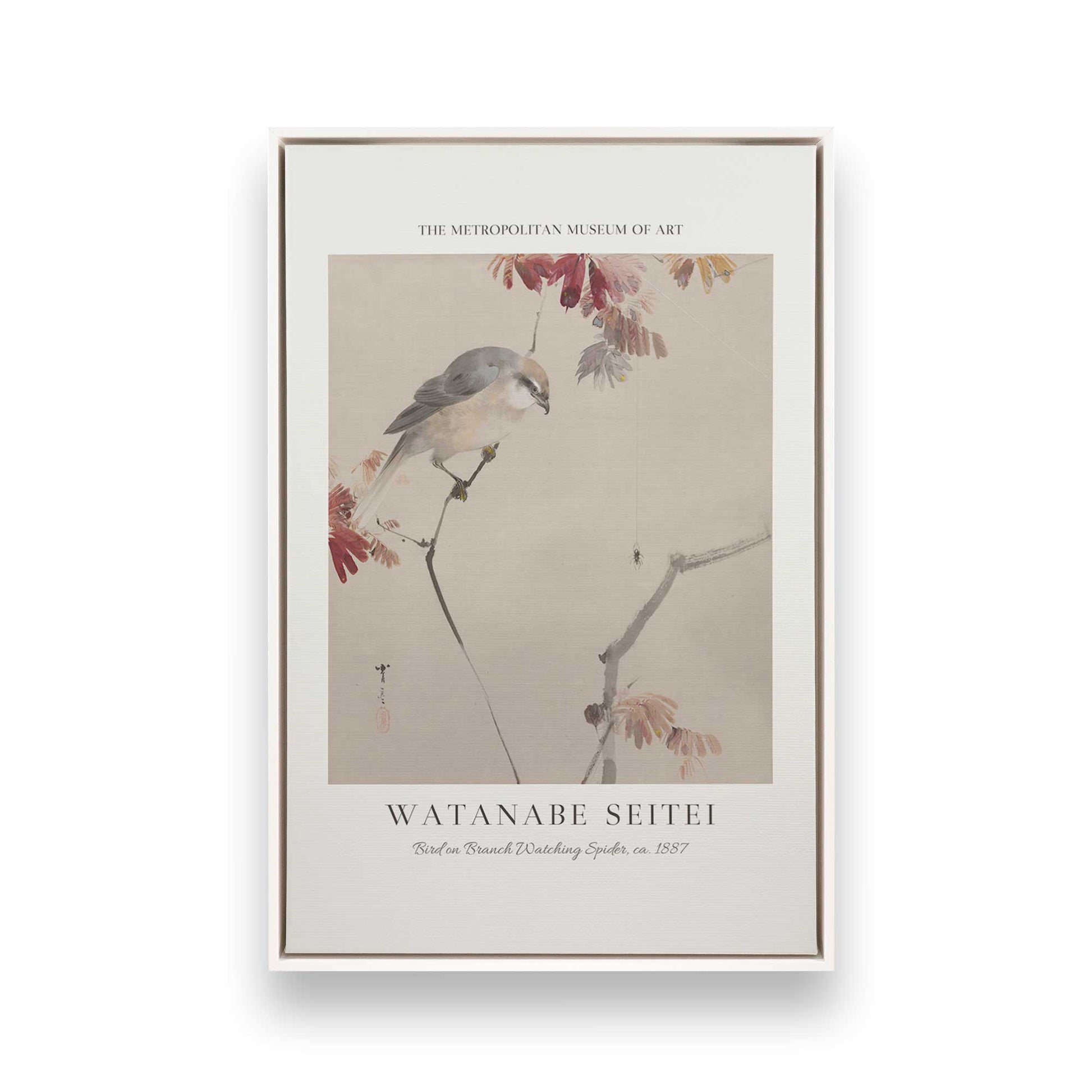 [Color:Opaque White], Picture of art in a White frame